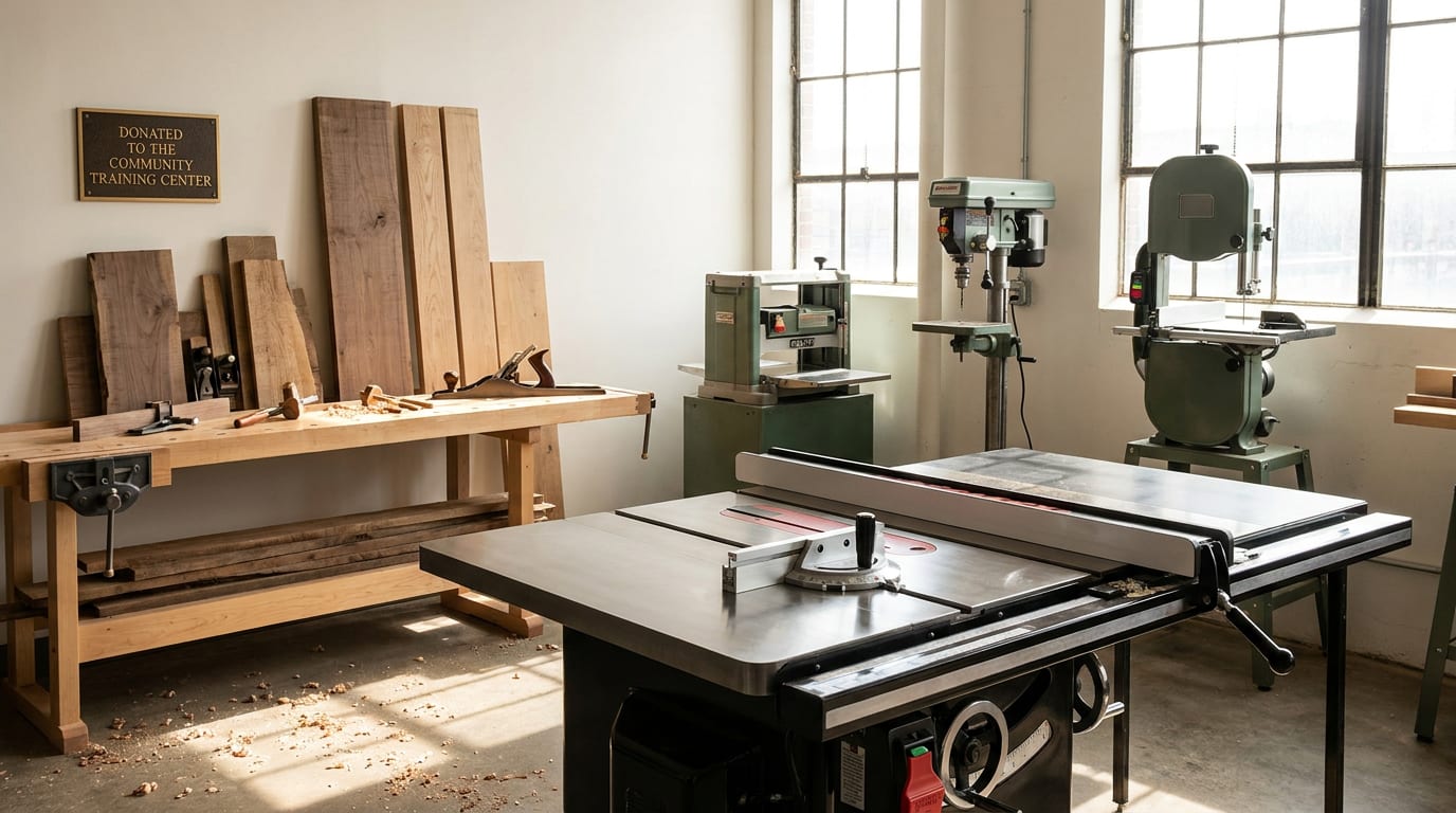 Tax Deduction for Donated Woodworking Equipment: How the IRS Values Your Contribution
